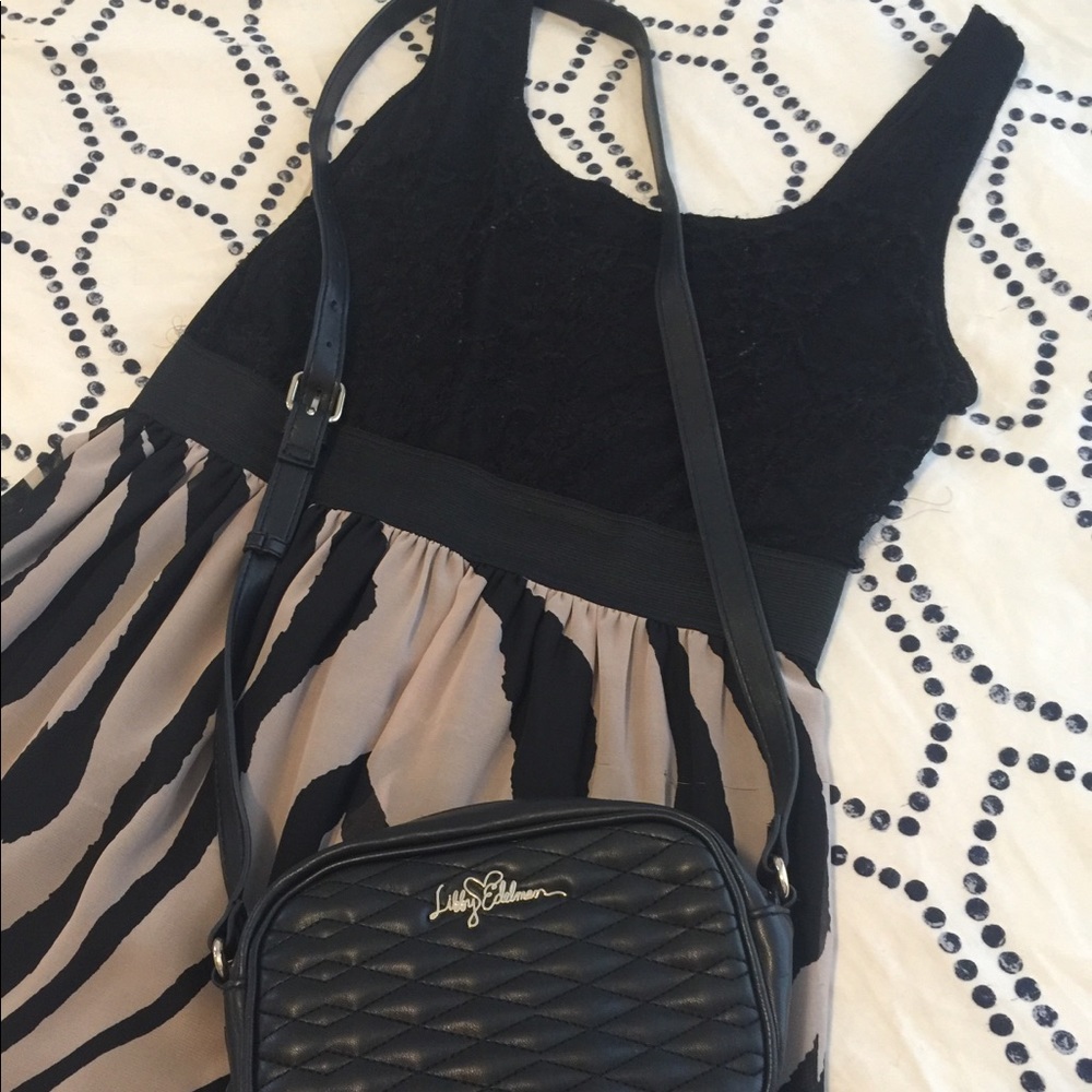 Charlotte Russe Zebra Print Midi Dress